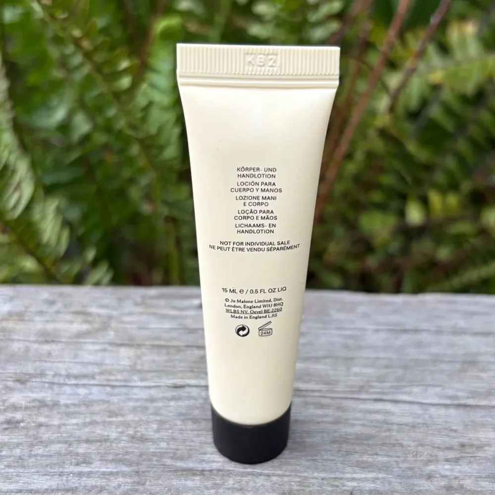 Jo Malone Cream Tube Wood Sage & Sea Salt Body/Hand Lotion Travel 15ml/.5oz New
